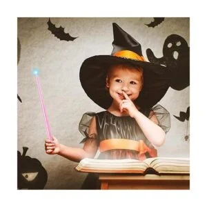 Gejoy Varitas de mago de 2 piezas con luz mágica y sonido_5