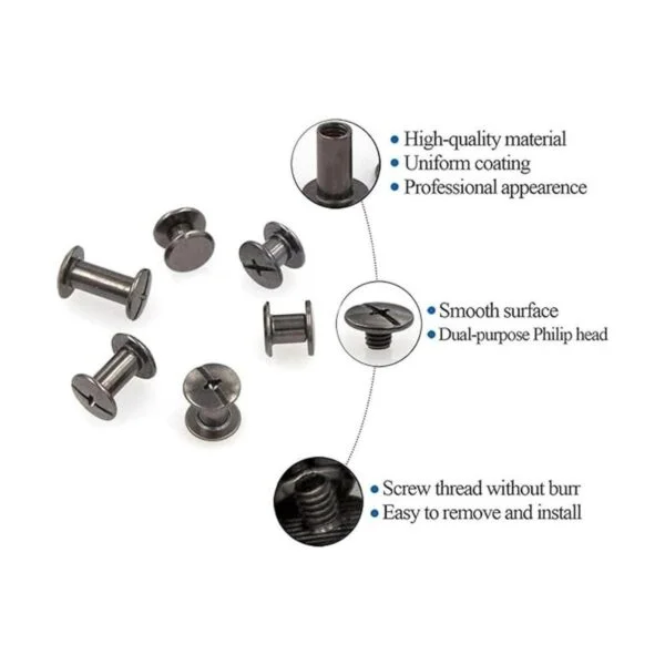 Kit surtido de tornillos de encuadernación de Chicago de_3