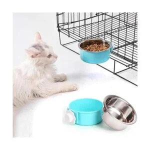 HERCOCCI Cuenco extraíble de acero inoxidable para perros_4