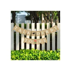 Pudodo Arpillera Talk Derby to Me Banner Kentucky Derby_3