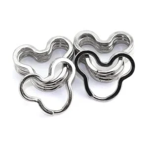 Lind Kitchen Llaveros de metal con forma de Mickey Mouse_2