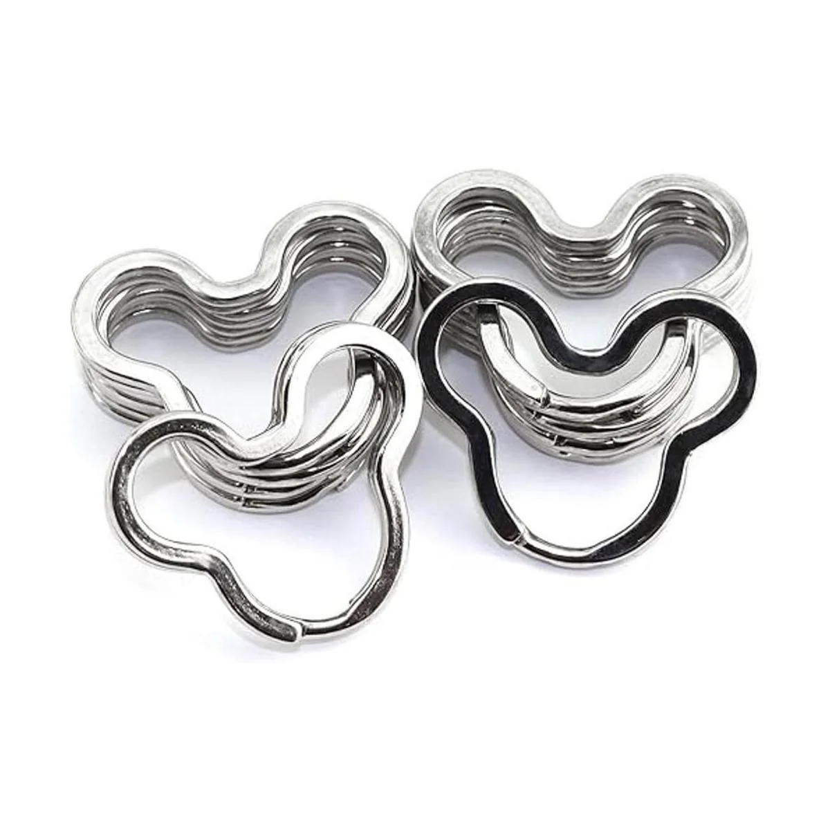 Lind Kitchen Llaveros de metal con forma de Mickey Mouse_2