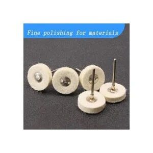 Luo ke 20 unidades de rueda de pulido de fieltro de lana_4