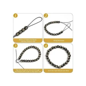 210 cuentas de Feng Shui Pi Xiu de latón con cuentas de la_6