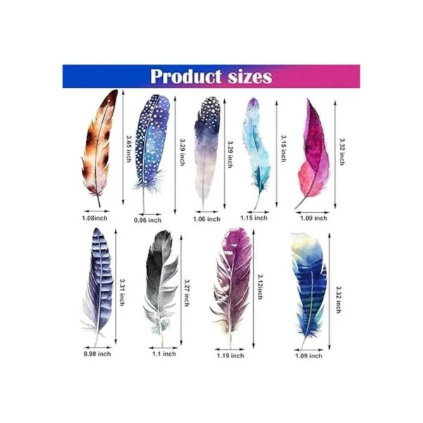 9 troqueles de corte de plumas plantillas de repujado de_3