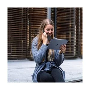 Cosmos Receptor de teléfono celular retro con micrófono_6