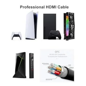 Cable HDMI de 10k 8k 4k de 3.3 pies certificado 48Gbps_4