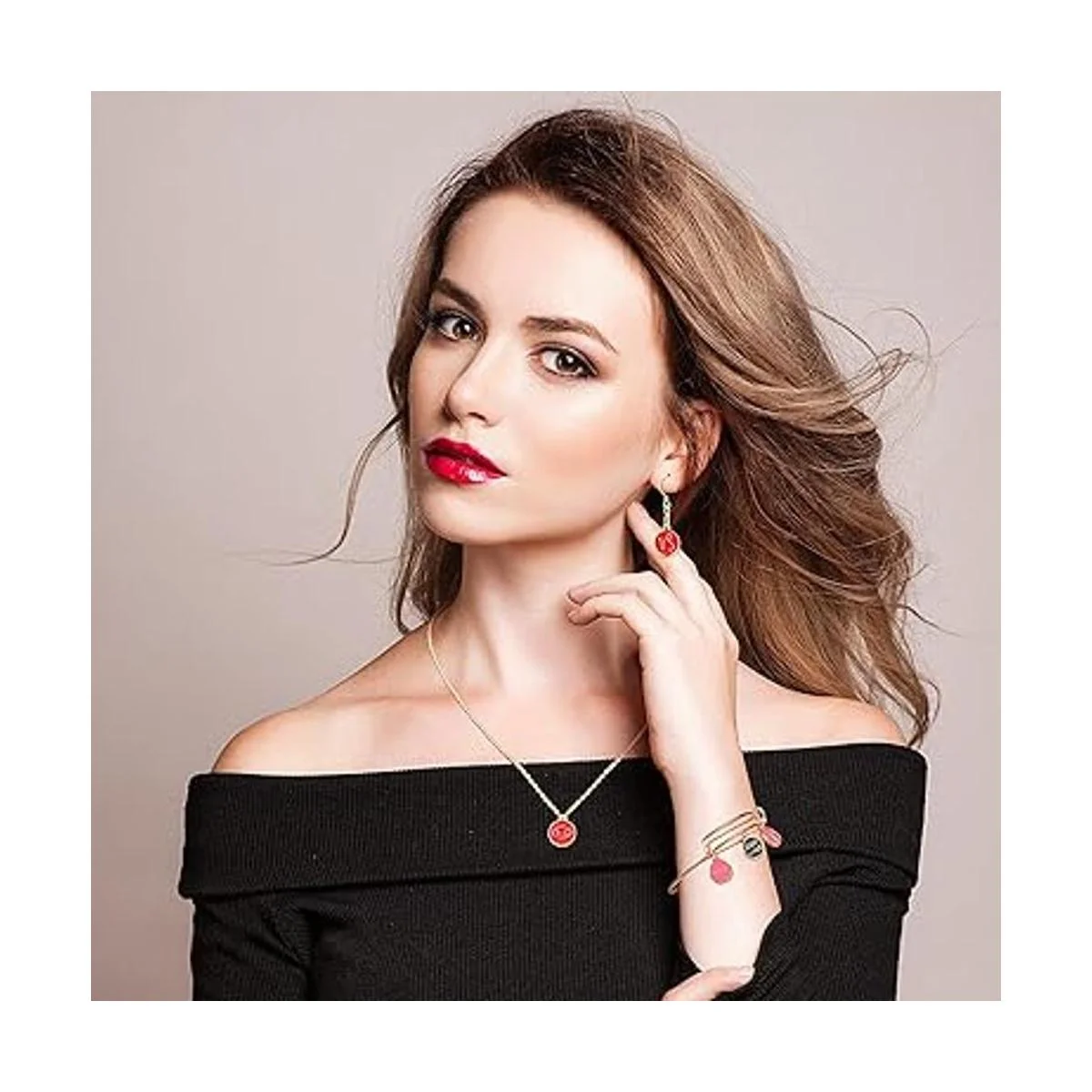 Henoyso 72 dijes de signo del zodiaco redondos de metal_4