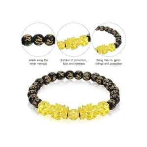 210 cuentas de Feng Shui Pi Xiu de latón con cuentas de la_4