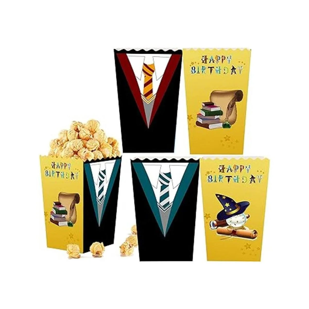 24 cajas de palomitas de maíz para fiesta de mago mágico_3