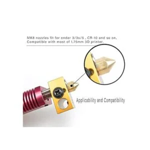 XIFOWE MK8 Boquillas de latón para impresora 3D de 0.016_6