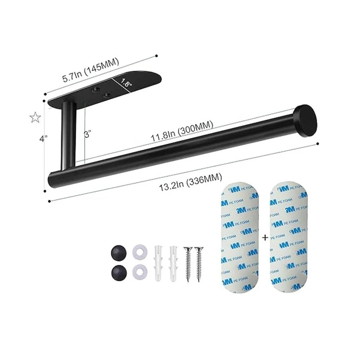 Calegency Toallero de papel mejorado para debajo del_2