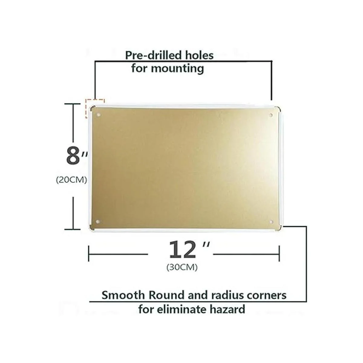 Kawaii Letrero de metal para niñas decoración de_2