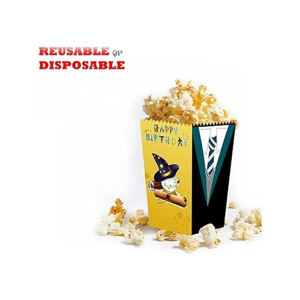 24 cajas de palomitas de maíz para fiesta de mago mágico_5