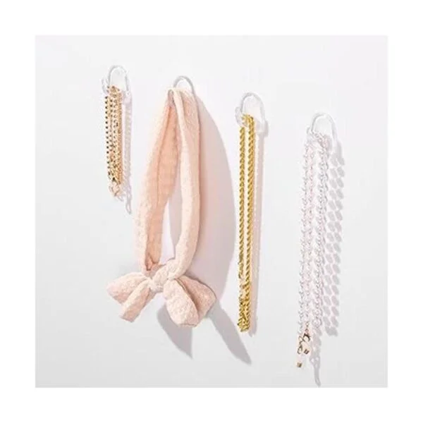 Jetec 60 ganchos transparentes para colgar en la pared con_6
