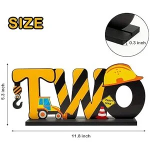 Haooryx Cartel de madera para camión de construcción con_2