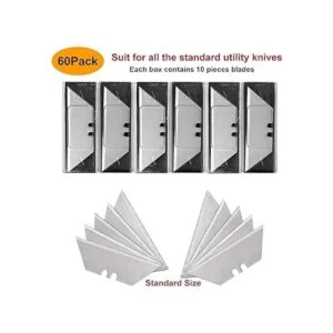 SK5 Juego de 60 cuchillas de repuesto de acero resistente_2