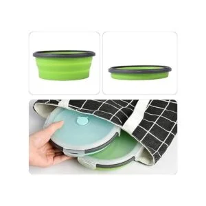 Joyinjojo Juego de 2 cuencos plegables para perros de_7