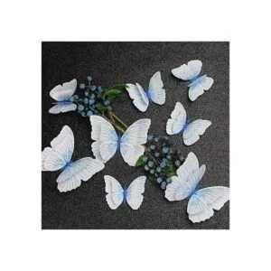 Somotersea 24 calcomanías de pared de mariposa 3D_2