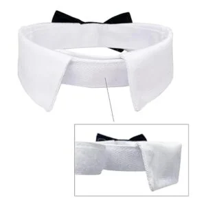 Casidoxi Dog Cat Tuxedo Collar Cat Wedding Bowtie Puppy_3