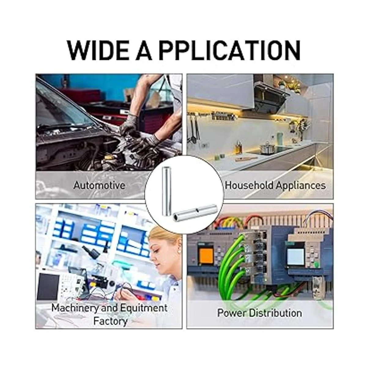 150 piezas de conectores de extremo no aislados calibre_7