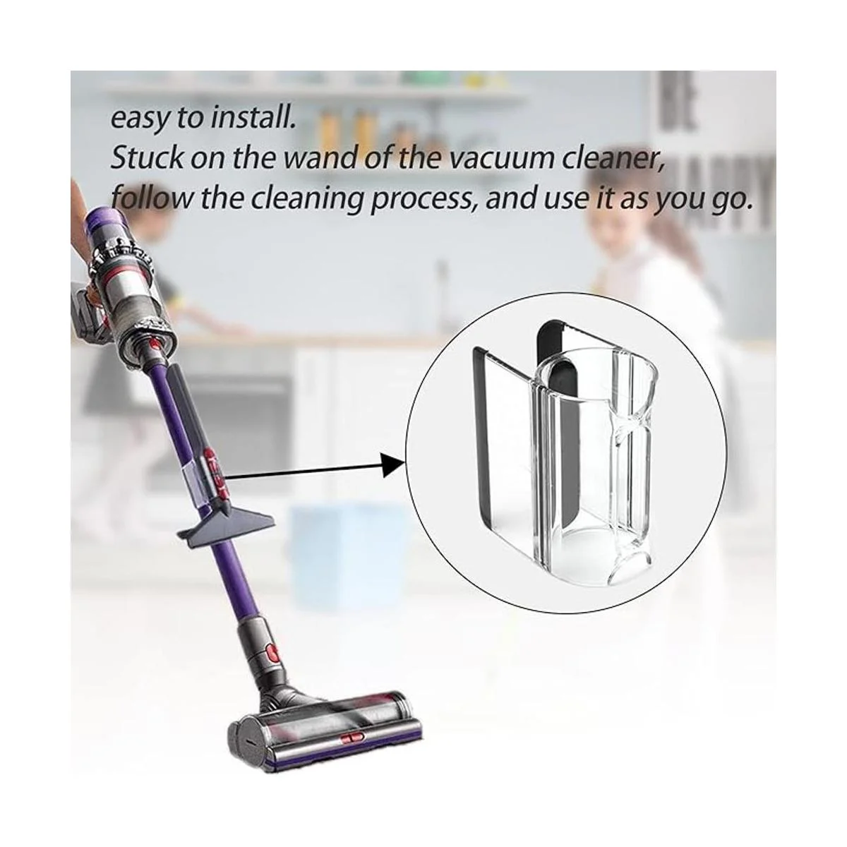 Clip de fijación para accesorios compatible con Dyson V11_7