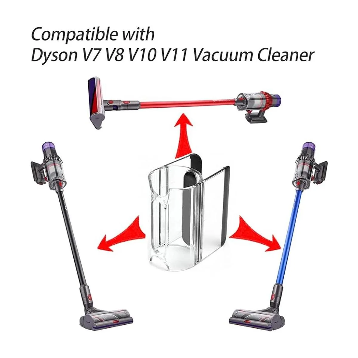 Clip de fijación para accesorios compatible con Dyson V11_4