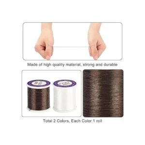 PH PandaHall Hilo de nailon de 0.004 in 100 yardas color_4