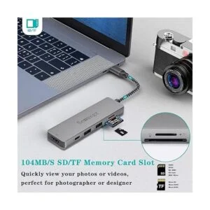 Adaptador USB C 6 en 1 tipo C Dongle USB C multipuerto_3