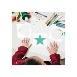 Paquete de 16 plantillas para niños reutilizables para_3