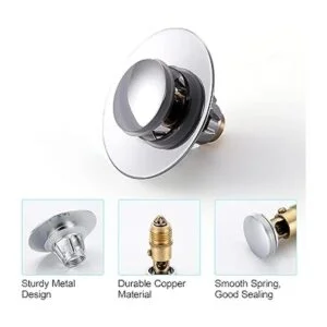 Tapón universal para fregadero de baño filtro de drenaje_5