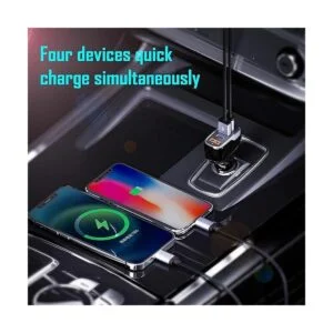 SUNDAREE Cargador de coche USB C de 4 puertos de 40 W de_5