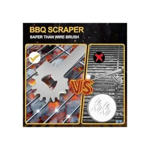 Herramienta raspadora de parrilla de barbacoa de mango_4