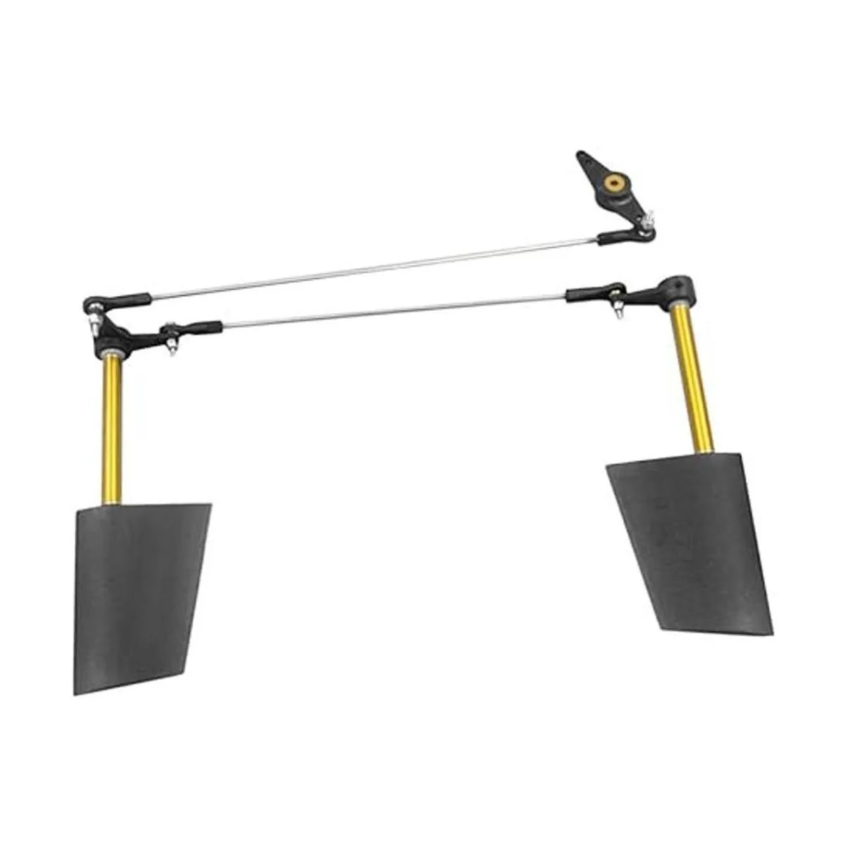 Heyiarbeit Timón de barco a control remoto con brazo servo_5