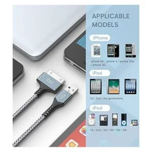 AviBrex Cable de carga USB a 30 pines de 3.3 pies_2