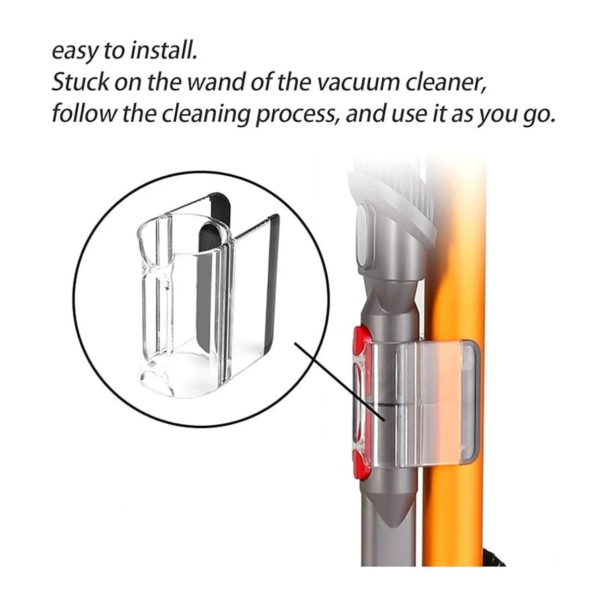 Clip de fijación para accesorios compatible con Dyson V11_6