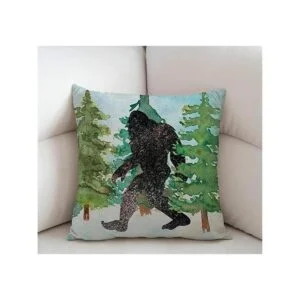 Swono Sasquatch Funda de cojín decorativa de estilo_2