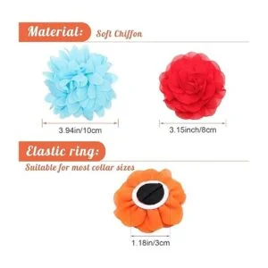 Catcan Accesorio para collar de flores para perro 20_2