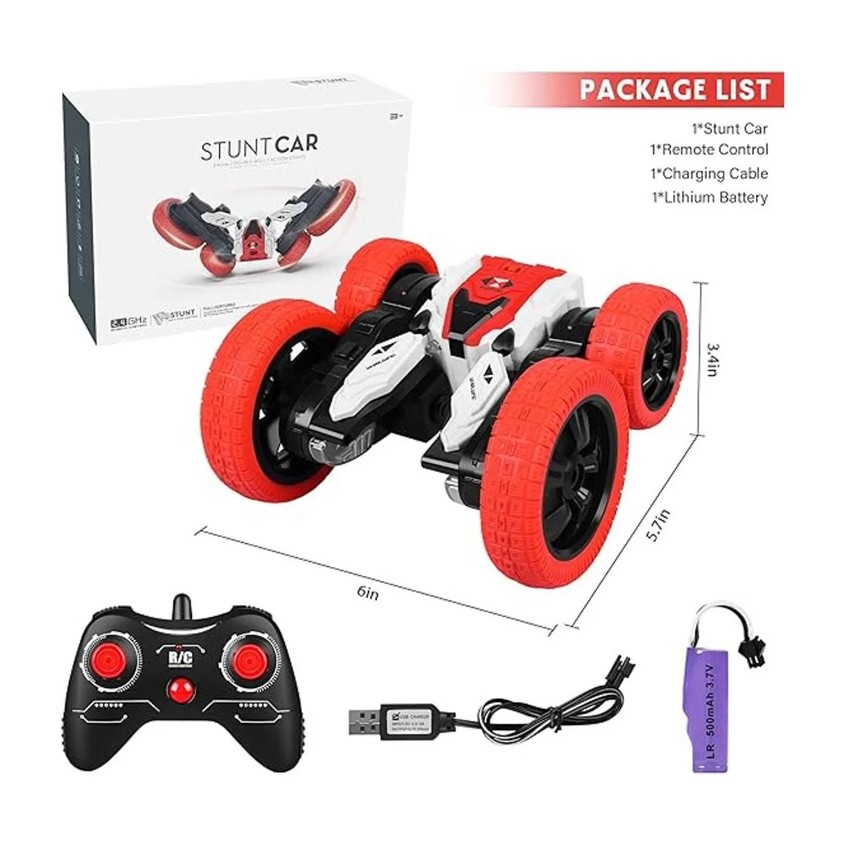 Auto de control remoto auto RC de doble cara auto de_5