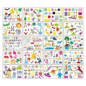 HADDIY Juego de plantillas de dibujo para niños 20_2