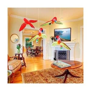 4 piezas inflables loro volador colorido inflable pájaros_4