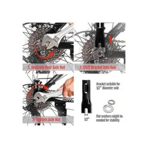 Anley Bandera de seguridad para bicicleta de 6 pies con_6