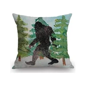 Swono Sasquatch Funda de cojín decorativa de estilo_5
