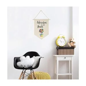 Adventure is Out There Bandera de lona para colgar en la_3