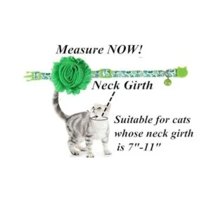 BoomBone Gato San Patricio Día Collar Flor Collares para_5