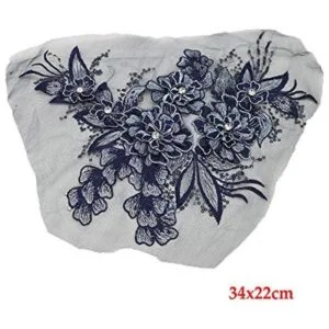 yinqinUSP Bordado patrón tridimensional lentejuelas uñas_3