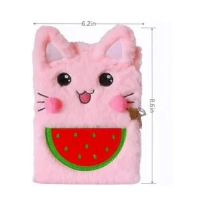 Luolizon Diario de gato para niñas con cerradura y 2_3