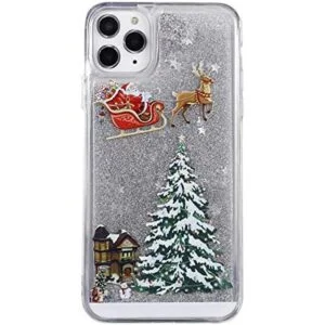 Topwin Funda de Navidad para iPhone 12 Pro Max diseño de_1