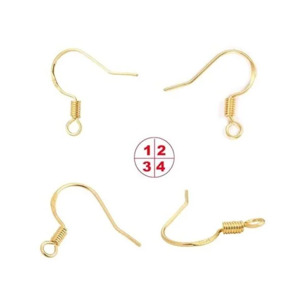 Ganchos de oro para pendientes de gancho 120 piezas60_5