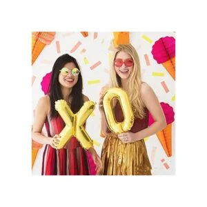 Globos de letras doradas de 16 pulgadas juego de globos_7